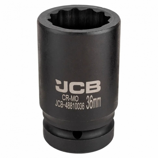 Большое фото товара - JCB Головка ударная глубокая 1'', 36мм (12гр.) JCB-48810036, 62564. Вариант №1