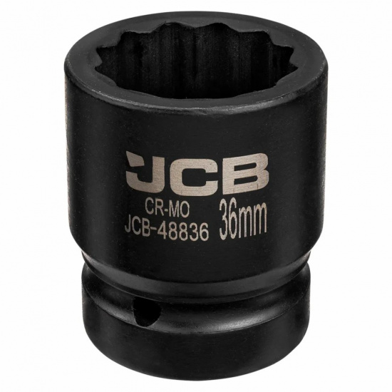 Большое фото товара - Головка ударная 1'', 36мм (12гр.) JCB-48836, 63071. Вариант №1