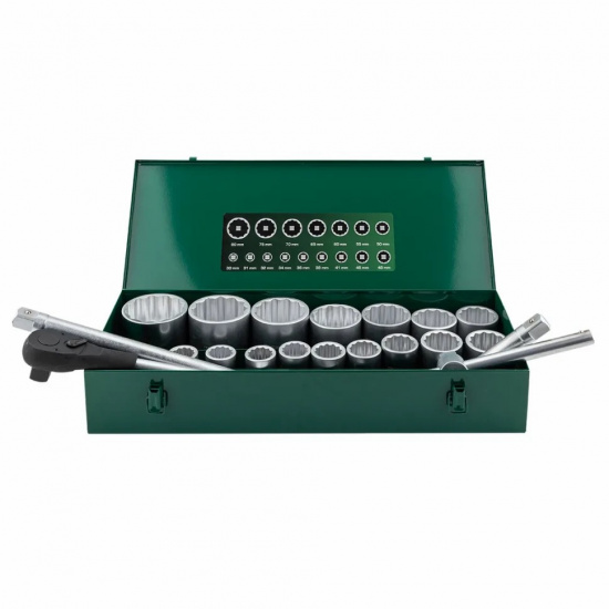 Большое фото товара - ROCKFORCE Набор инструментов 21пр. 1" (12гр.) RF-8211-9, 63995. Вариант №3