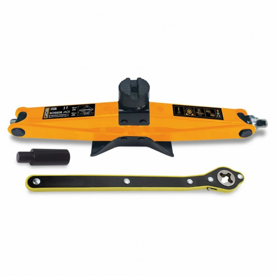 Большое фото товара - JCB Домкрат механический ''ромб'' JCB-110A, 66473. Вариант №1