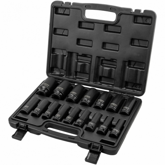 Большое фото товара - PARTNER Головки глубокие 1/2", набор 16пр. (6гр.) PA-4167-BV30, 68521. Вариант №2