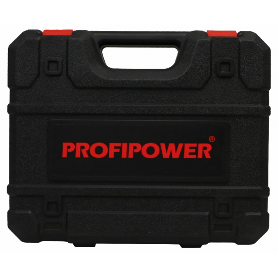 Большое фото товара - Аккумуляторный бесщеточный  шуруповерт с набором PROFIPOWER MKBL-18BT (Li-ion-2шт, 18В, 2.0Ач, 40Нм, 0,8-10мм, З/У, в кейсе)  E0147, E0147. Вариант №3