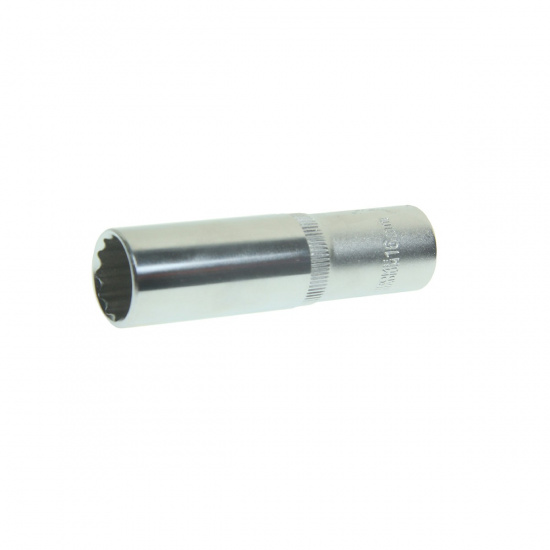 Большое фото товара - Головка торцевая 16мм 1/2" 12-гранная глубокая L=80мм ER-91509-12, ER-91509-12. Вариант №1