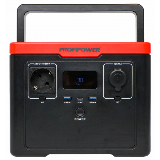 Большое фото товара - PROFIPOWER Аккумуляторная портативная электростанция ПЭ-600PRO 600Вт F0061, F0061. Вариант №5