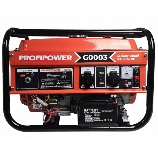 Большое фото товара - PROFIPOWER Бензиновый генератор БГ-4000Э G0003, G0003. Вариант №2