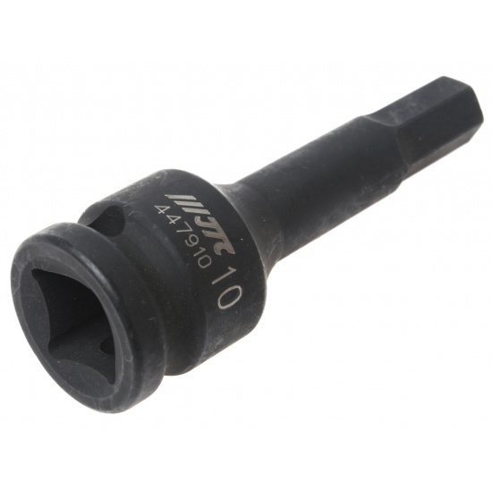 Большое фото товара - Головка торцевая ударная HEX 1/2" х H10, длина 78мм JTC /1 JTC-447910, J-953718. Вариант №1