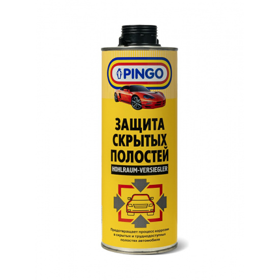 Большое фото товара - PINGO Мастика антикоррозионная для защиты скрытых полостей (баллон) 1000мл, PG-87010-1. Вариант №1