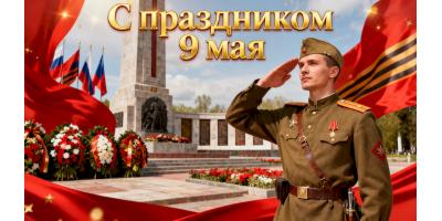 С праздником Великой Победы 9 Мая